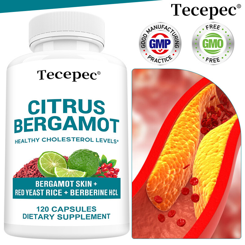Extra Strength Citrus Bergamot Extract 500 mg, 30% Polyphenolic Flavanones