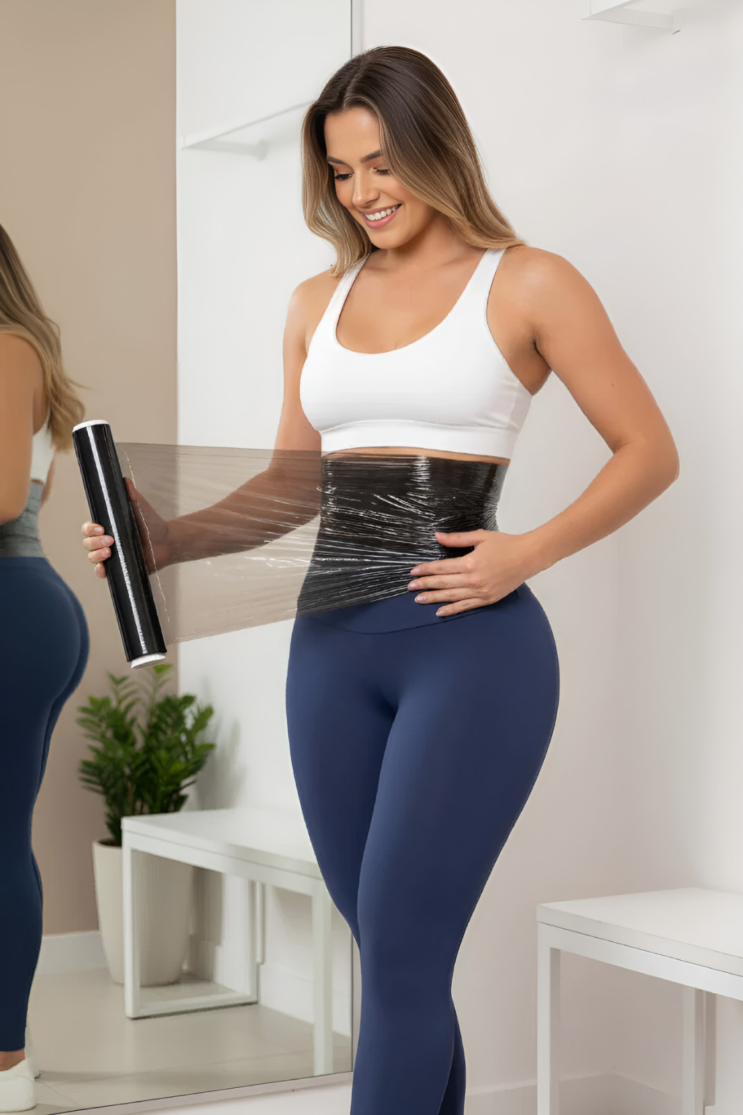 3 Rolls Colombian Osmotic Stagmi Body Wrap Waist Burning Sweat Faja Shaper New!