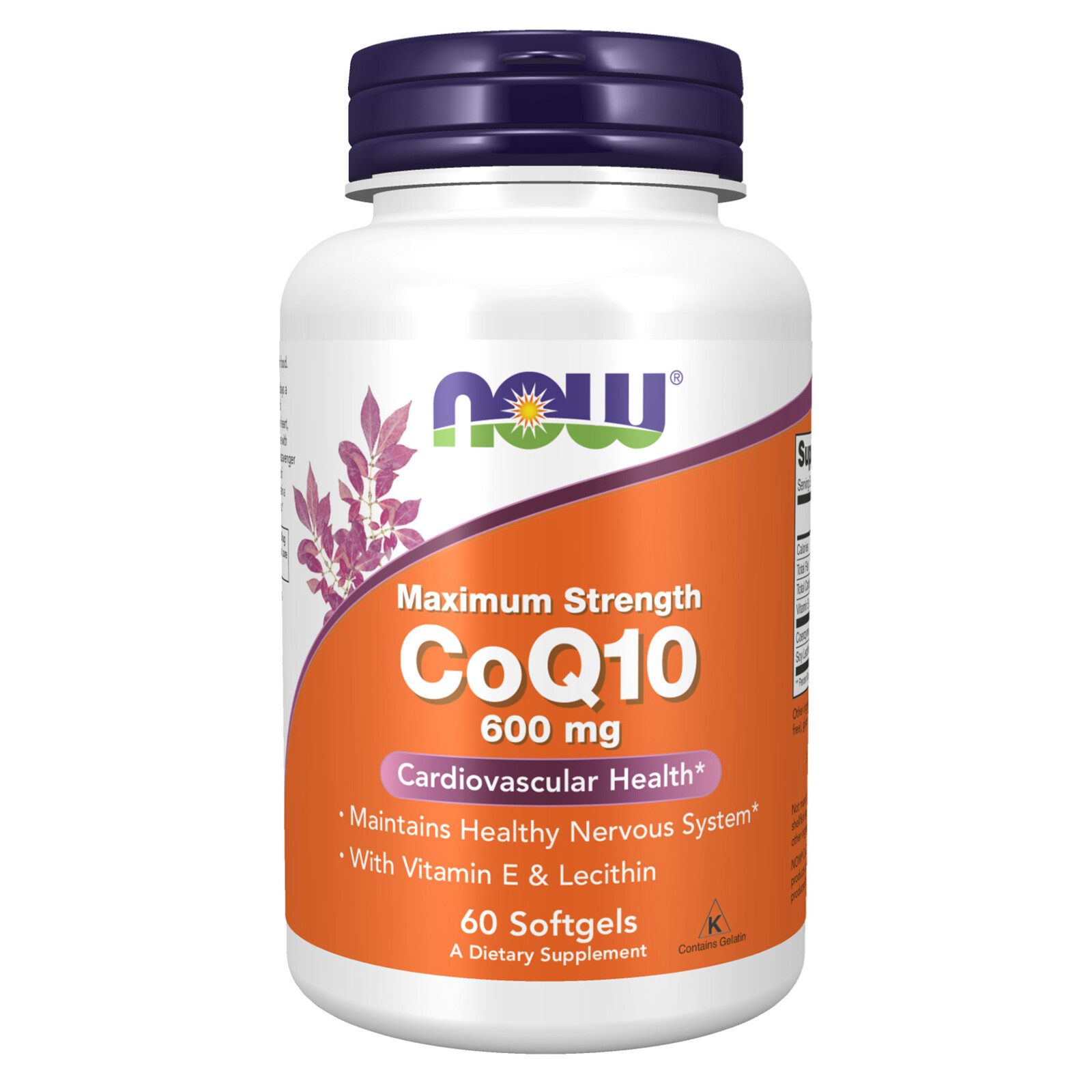NOW FOODS CoQ10 600 mg 60 Softgels