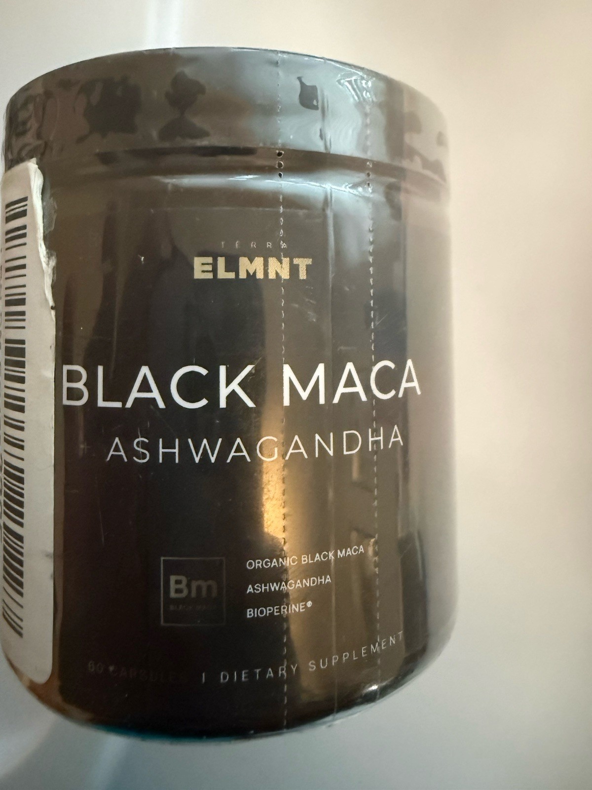 ELMNT Black Maca + Ashwagandha + BioPerine 60 Capsules Non-GMO