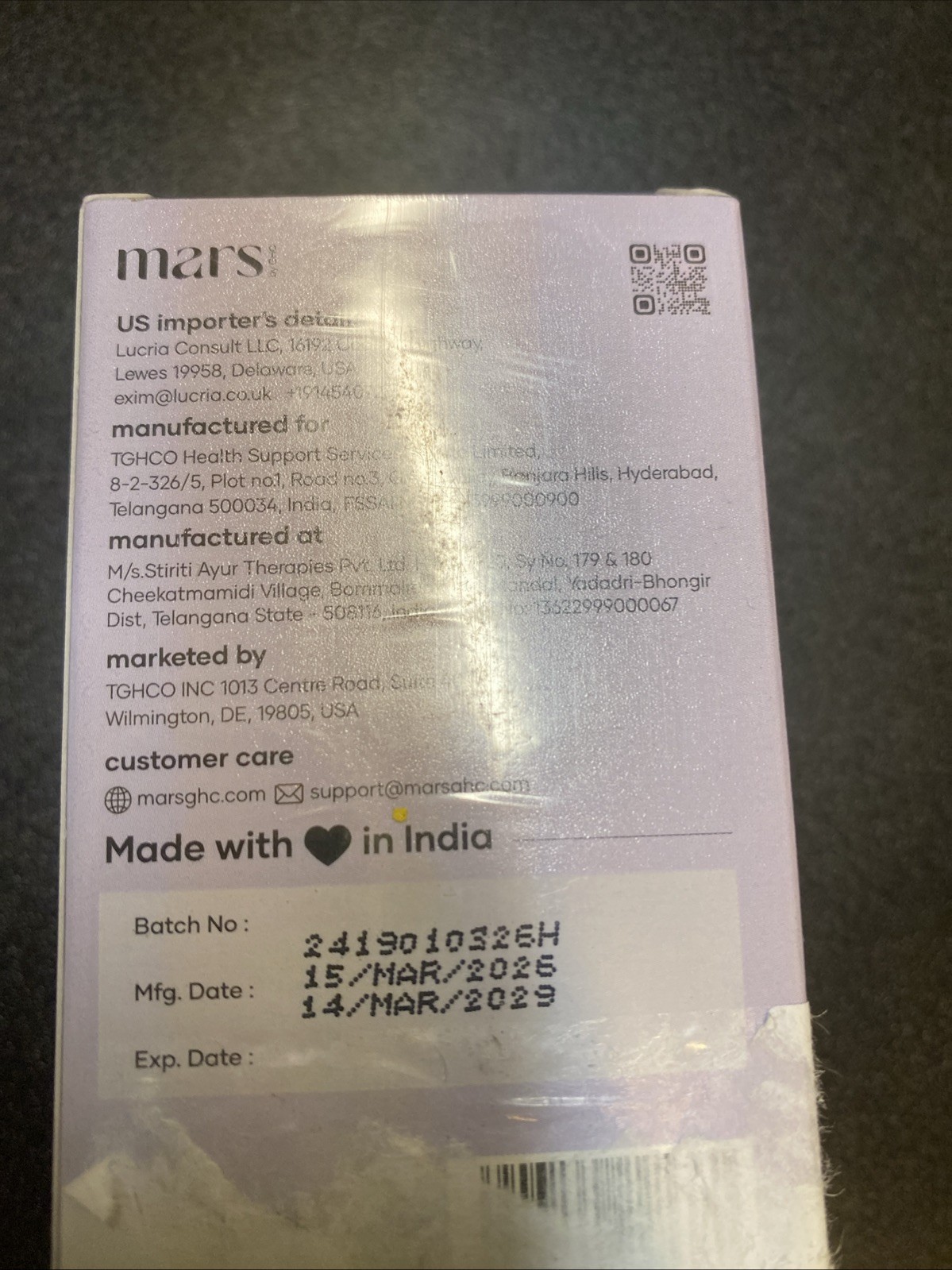 Sealed Mars Nitric Oxide Supplement, 60 Caps