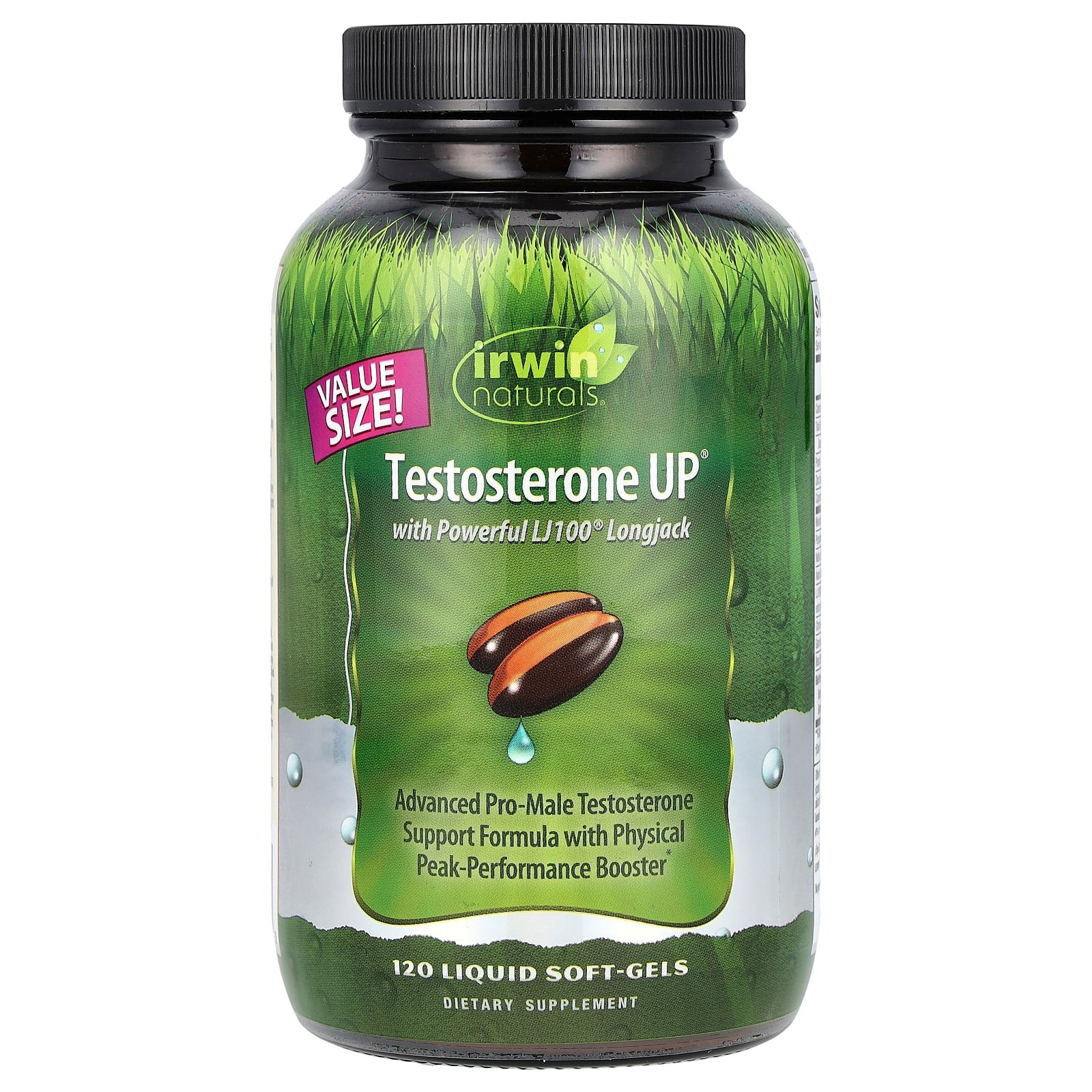 2 X Irwin Naturals, Testosterone UP� with Powerful LJ100� Longjack, 120 Liquid