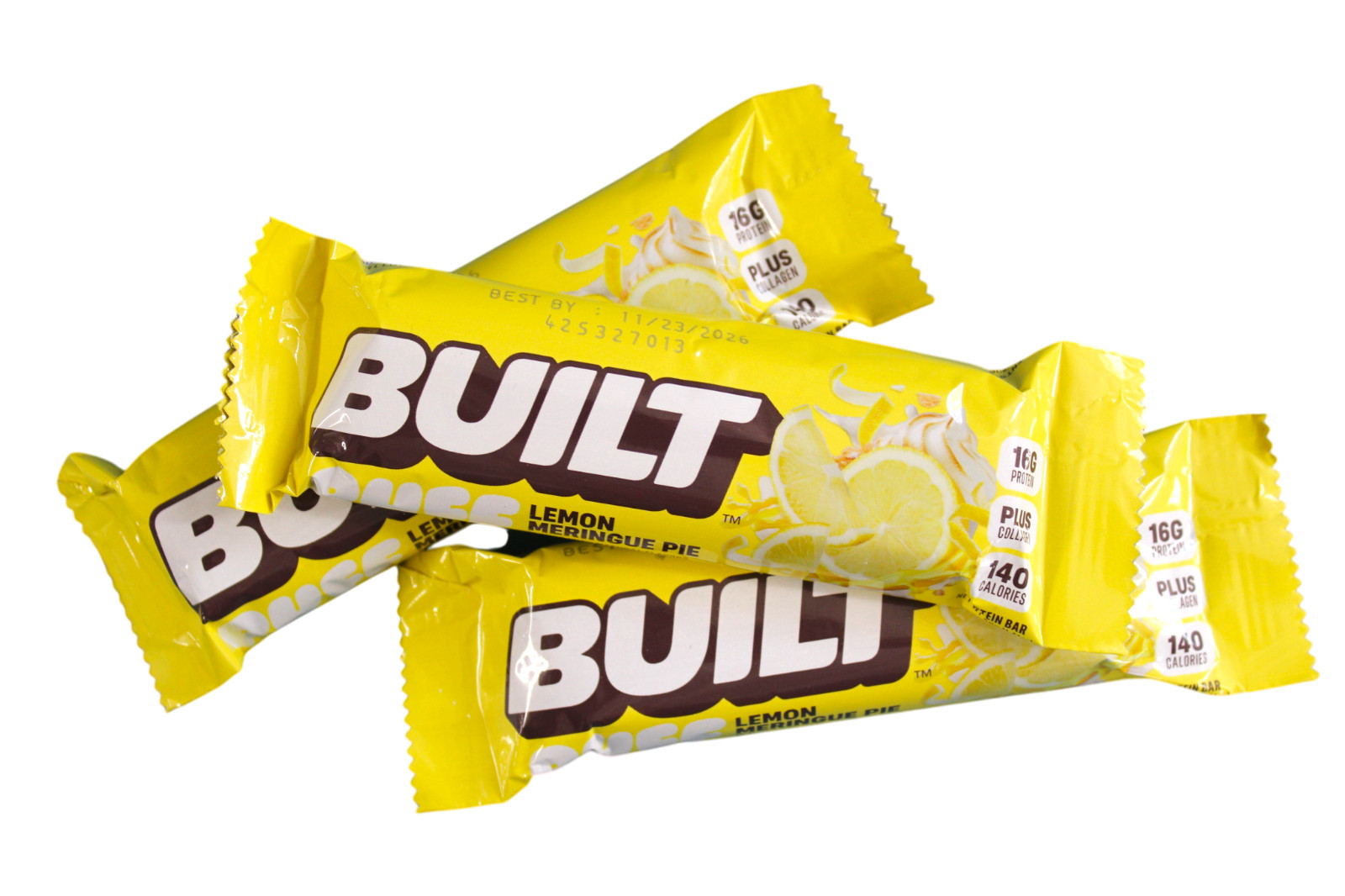 Built Puff Protein Bar ~ Lemon Meringue Pie Flavor ~ 1 Bar