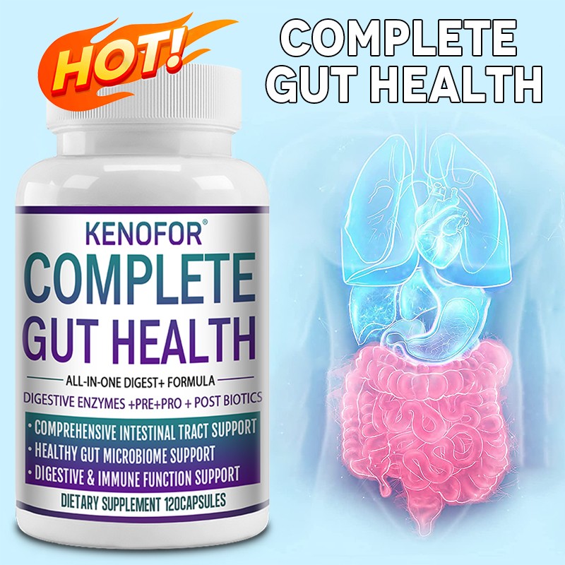 Complete Gut Health All-In-One Digestion Formulated Digestive Enzymes Capsules