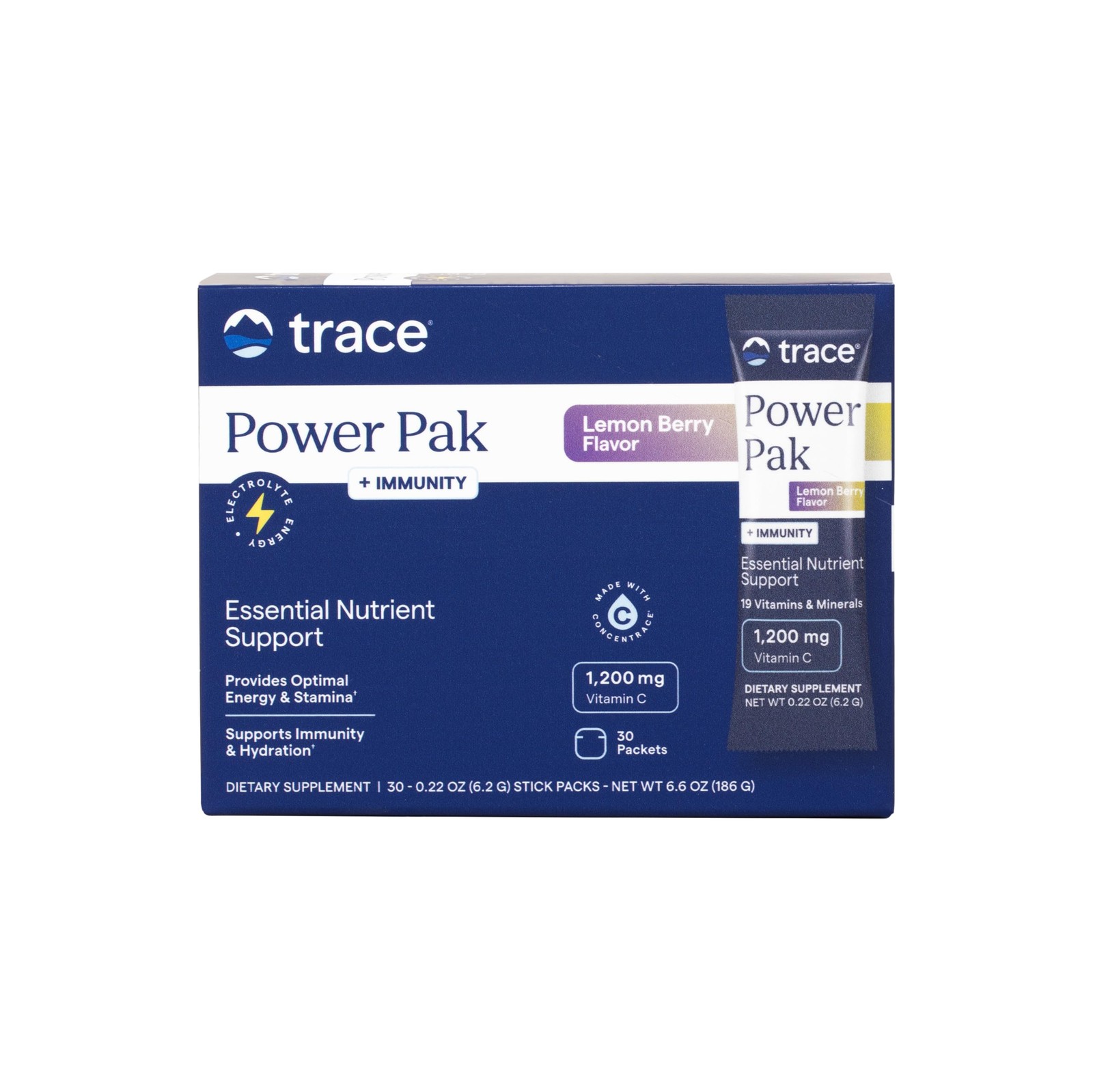 Power Pak Multivitamin and Multimineral Drink Mix 5.6 Ounces 17 Flavors