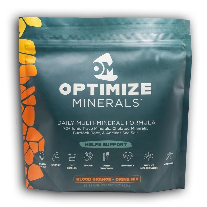3PCS Optimize Minerals Multi – Mineral Daily Powder – Gluten Free, 30 Servings