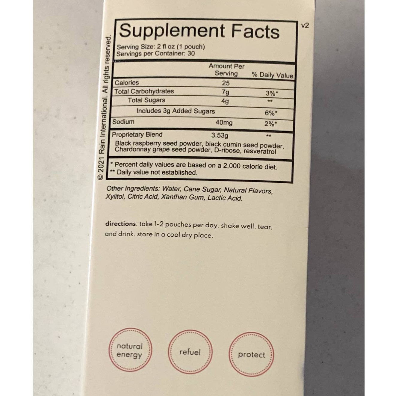 Rain Soul Supplement Powerful Superfood | 1 BOX 30 SACHETS | SAME DAY SHIPPING