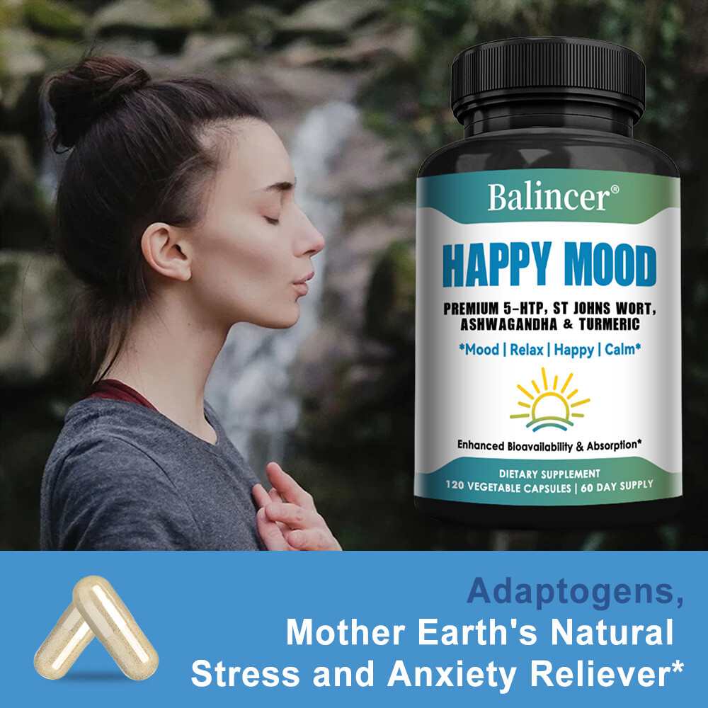 Mood Support Supplements Support Stress Response Improve Mood Memory 30-120 Caps
