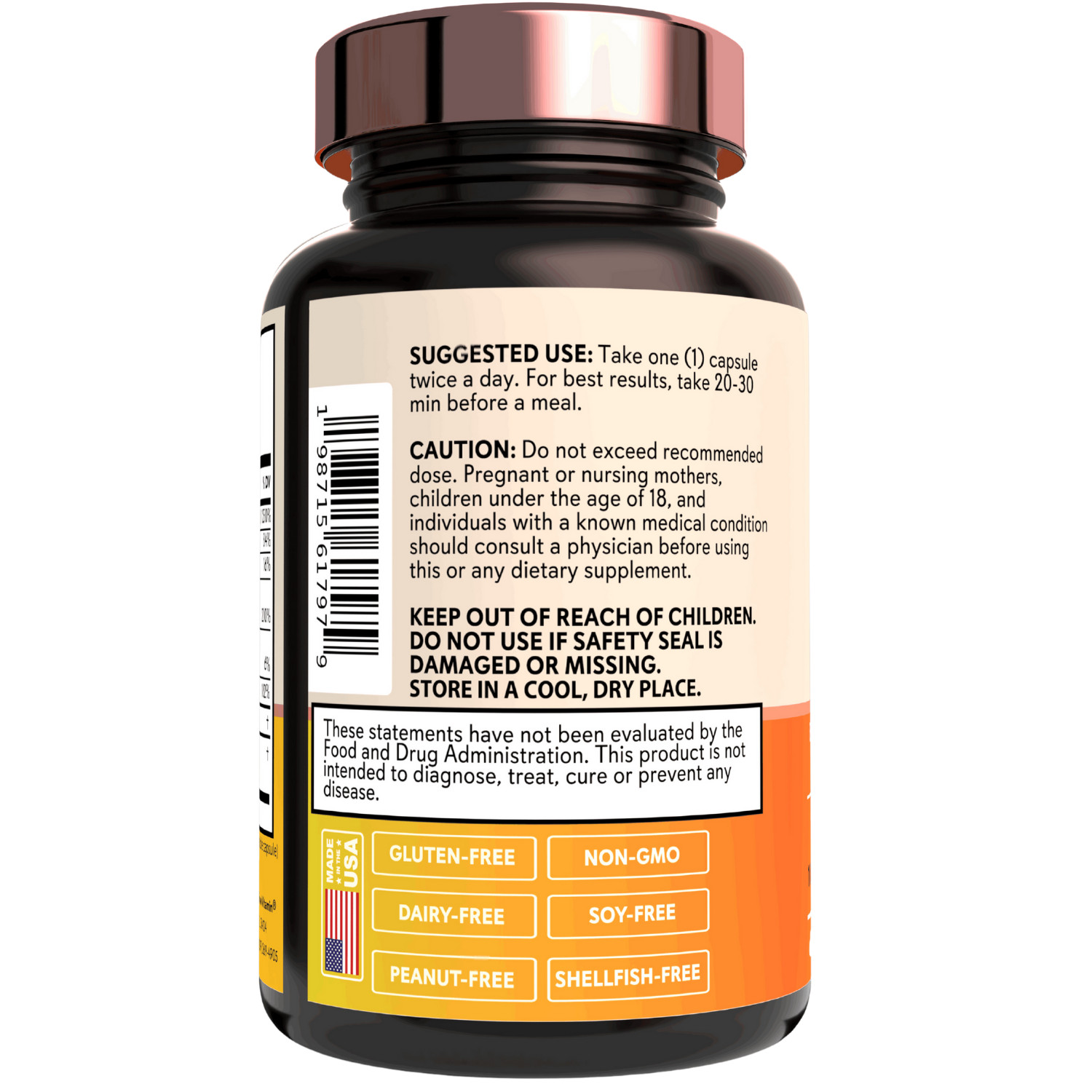 Grow Vitamin Organic Vitamin D3 & K2 w/MCT Oil (10,000 IU) MK7 – 60 capsules