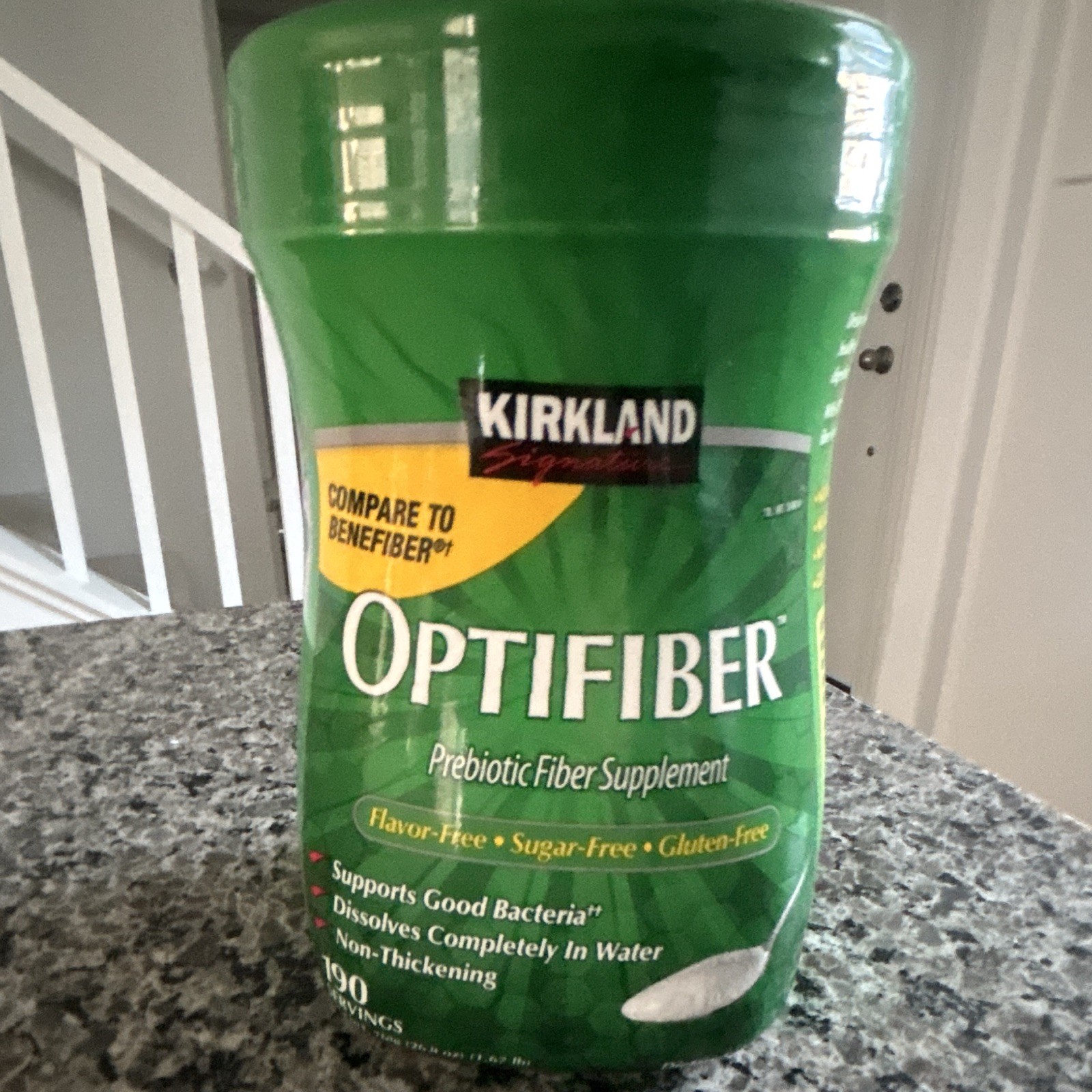 Kirkland Signature OptiFiber Prebiotic Fiber Powder Unflavored 190 Servings