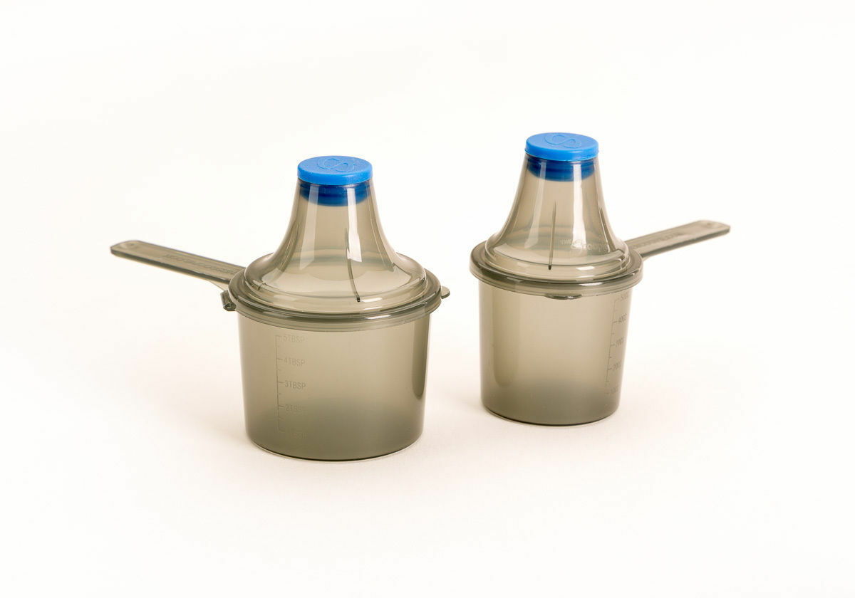 The SCOOPIE Portable Scoop and Funnel – Two (2) Pack , 60cc & 90cc CLEAR COLOR