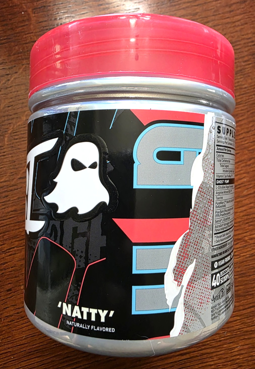 Ghost Pump Natty 9.5 oz (270 g) Pre-Workout New Sealed