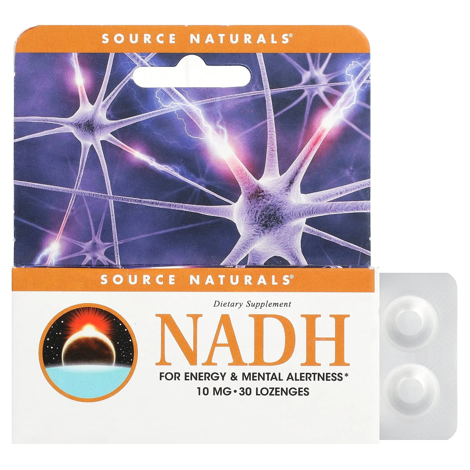 2 X Source Naturals, NADH, 10 mg, 30 Lozenges
