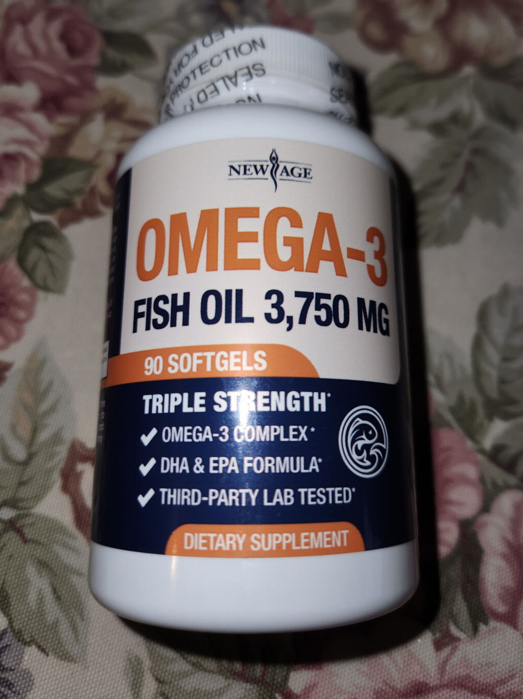 Triple Strength Omega 3 Fish Oil ~ 1350mg EPA + 900mg DHA + 540mg Other Omega-3s