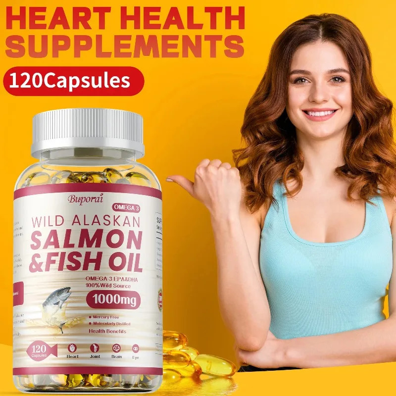 Salmon & Fish Oil 240pcs – Antioxidant, Heart, Cardiovascular and Skin Health