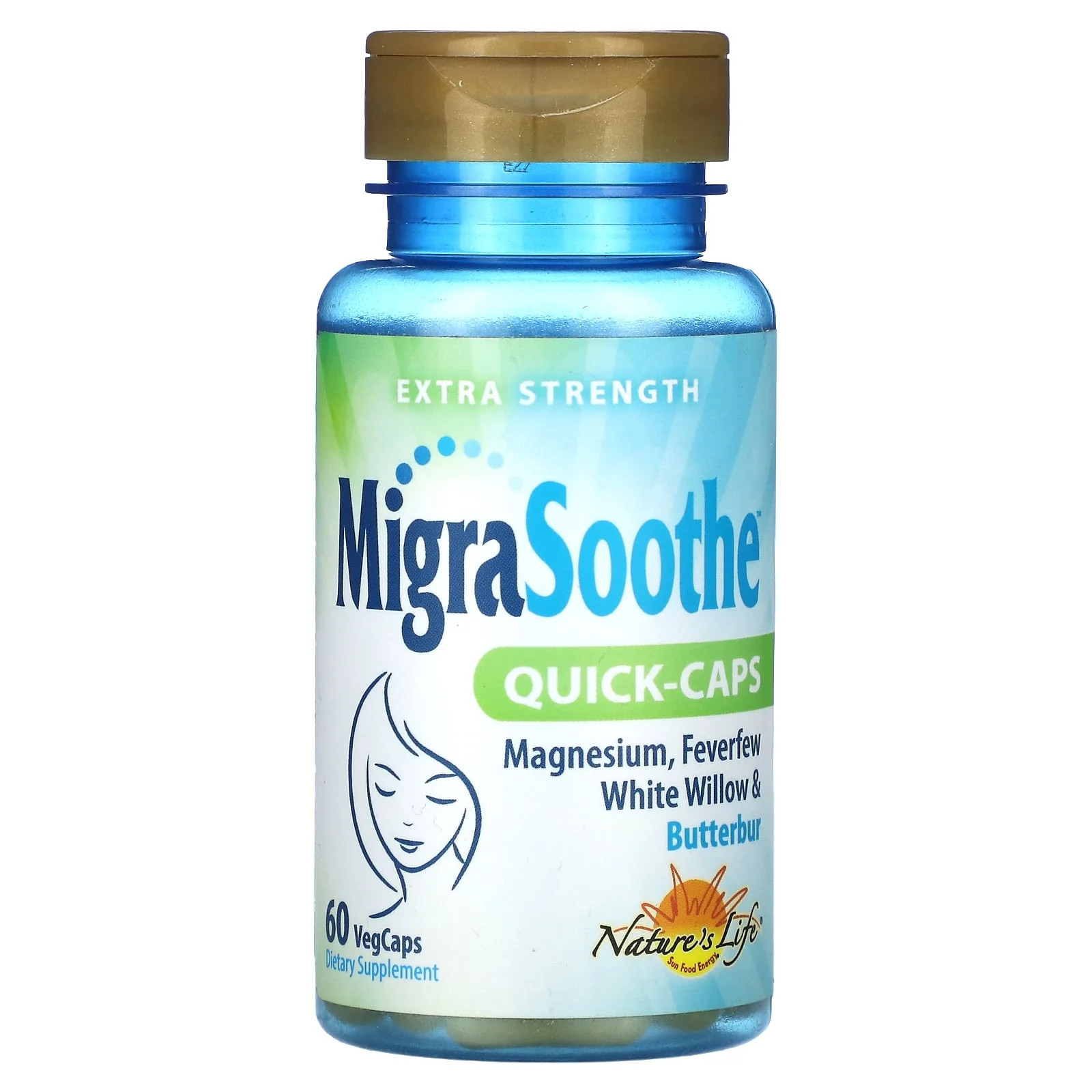 2 X Nature’s Life, MigraSoothe, Quick-Caps, 60 VegCaps