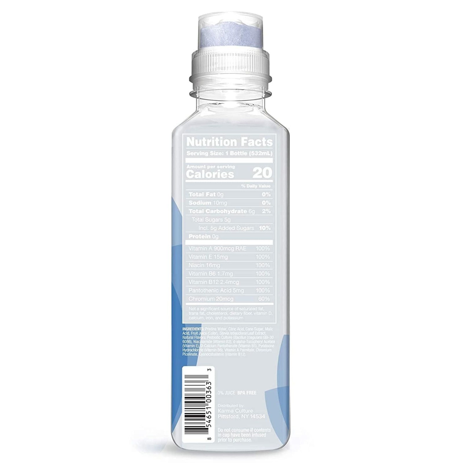 Karma Water Variety Pack – 4‑Flavor Sampler or 12‑Bottle Pack – Probiotic Drinks