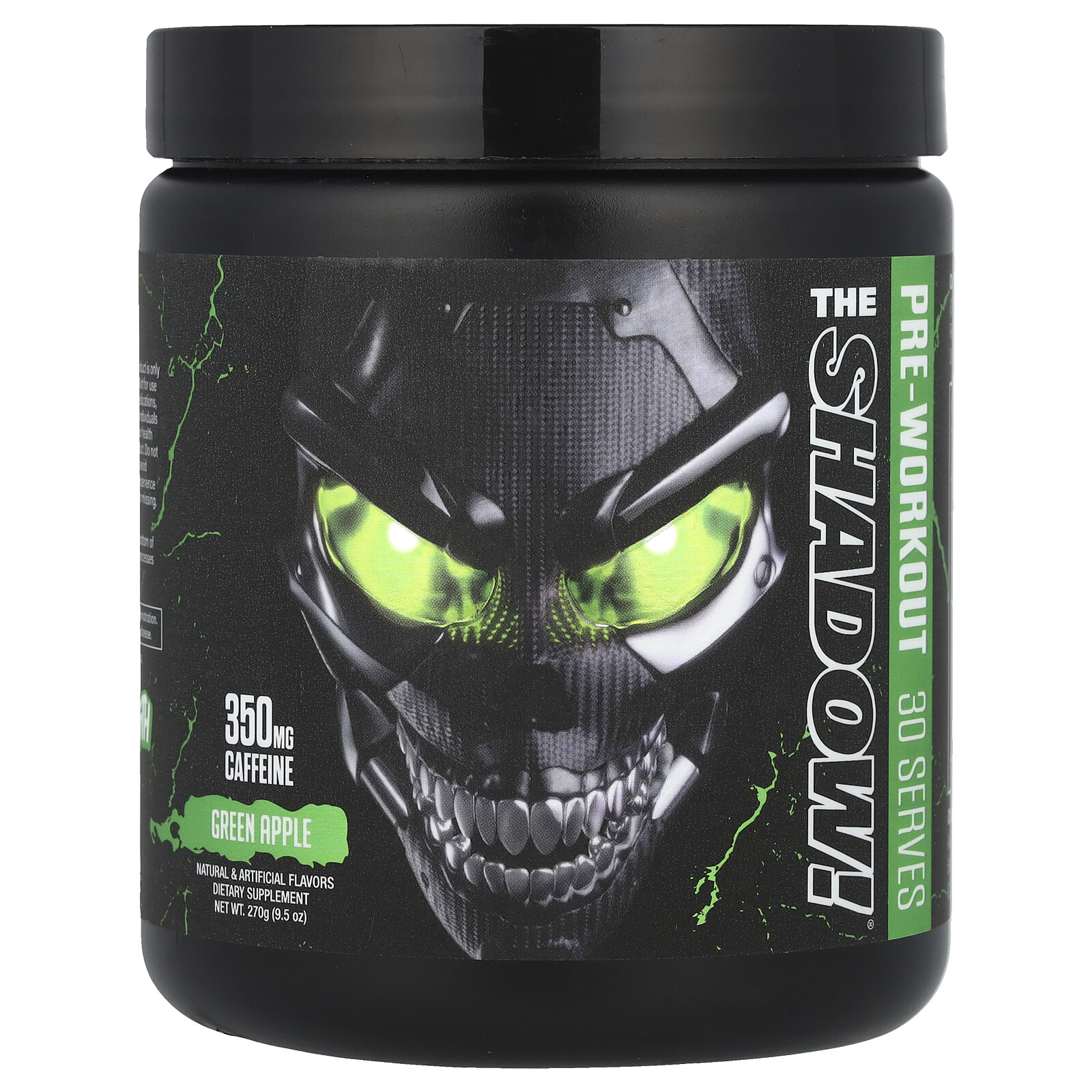 The Shadow!, Pre-Workout, Green Apple, 9.5 oz (270 g)
