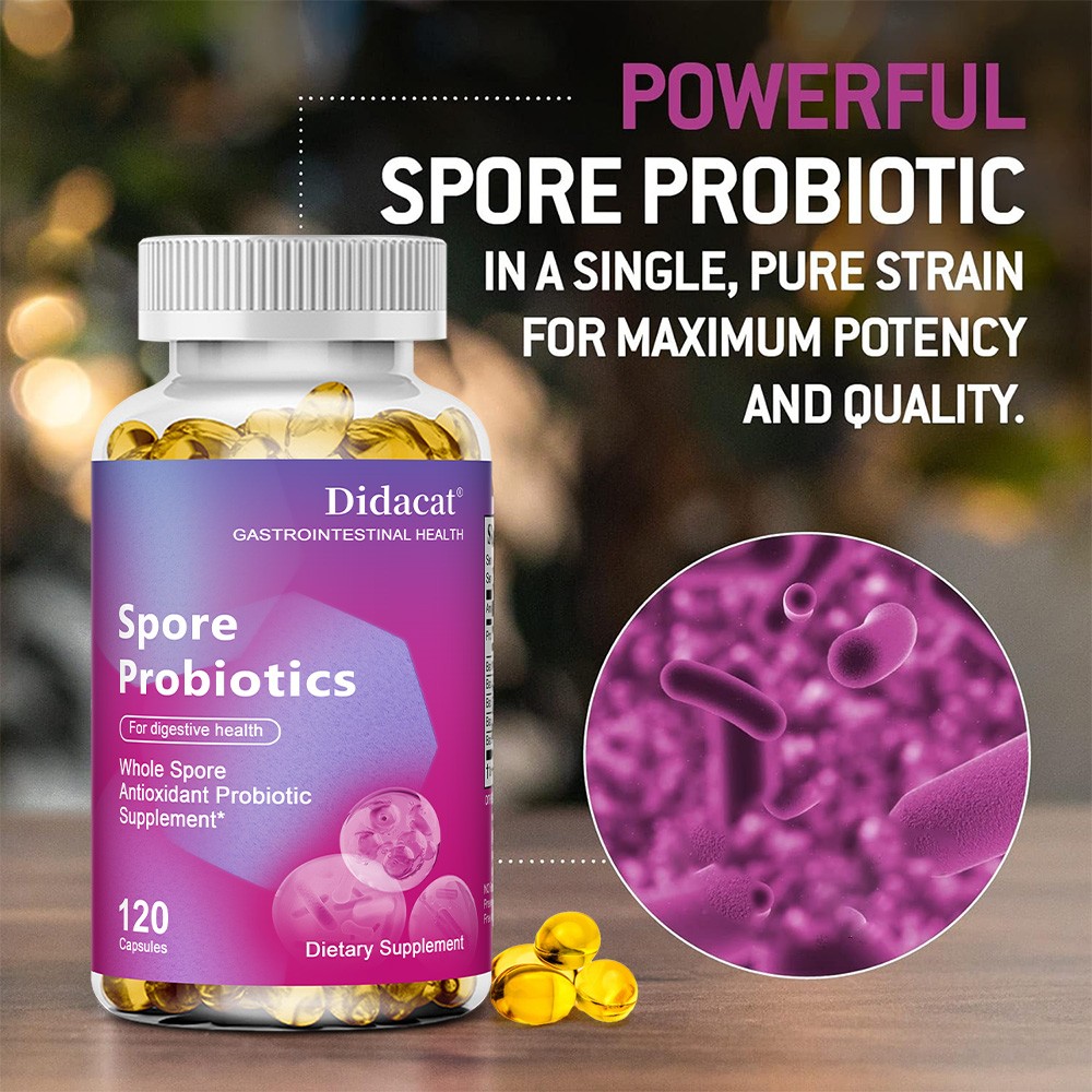 Spore Probiotics 30/60/120 Capsule Microbiome,Gut Health Probiotic Men And Women