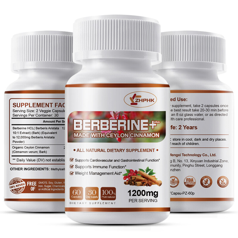 Premium Berberine Lowering blood sugar lipid levels cardiovascular protection