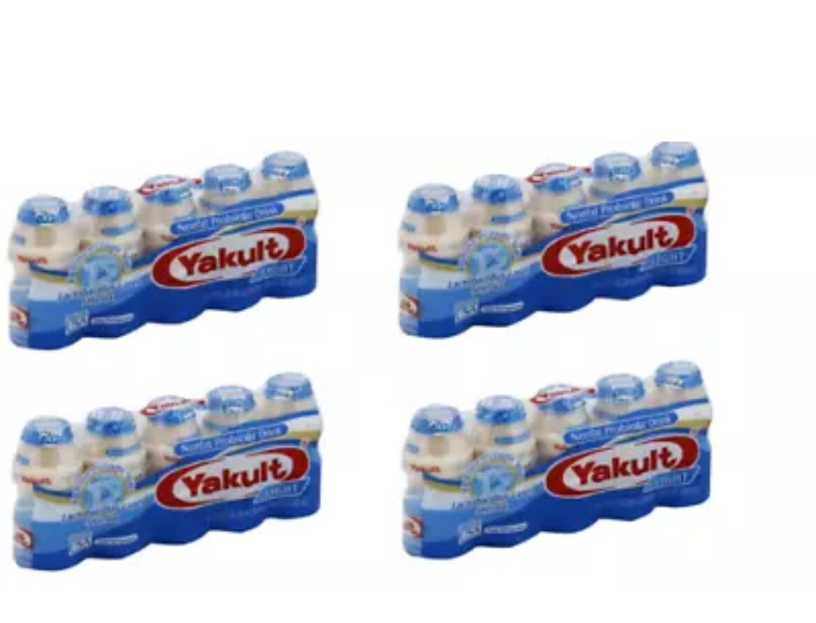 Yakult Probiotic Drink Light Nonfat 2.7 oz x 5 Bottles ( Pack of 6 )