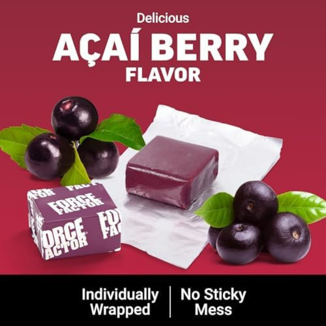 2PCS Force Factor Beets Total Concentrated Soft Beet Root Chews
