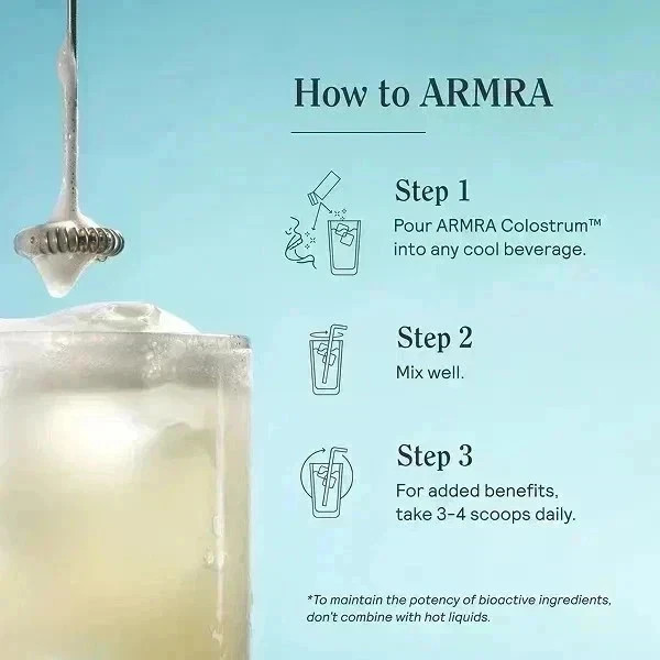 ARMRA Colostrum Superfood Grass-Fed Immune Fitness Brain Benefits