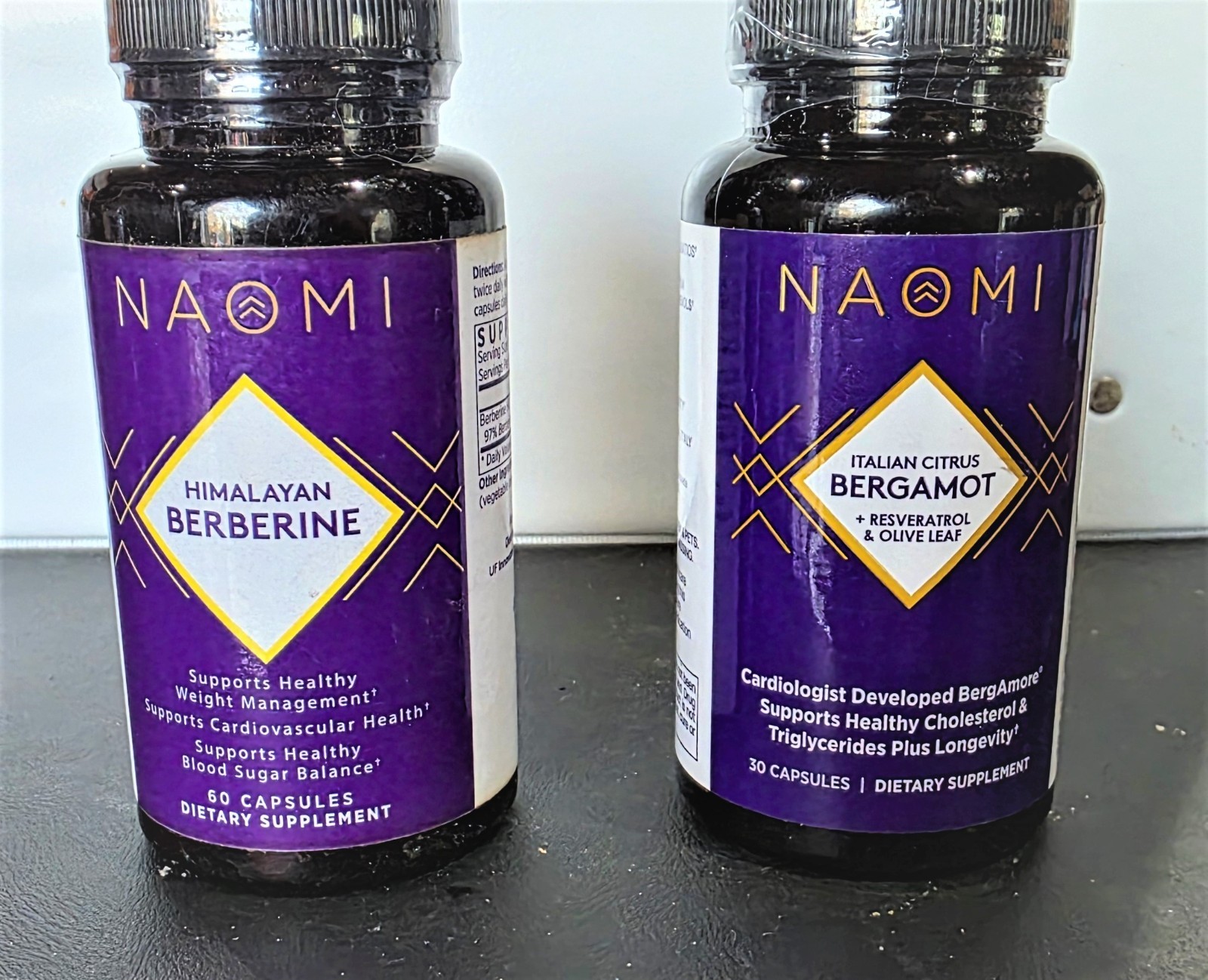 NAOMI Himalayan Berberine and Italian Citrus Bergamot -60 cap. & 30 cap.