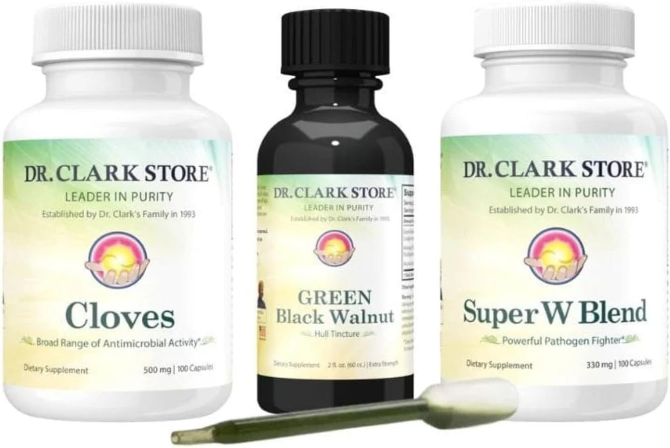Intestine Support & Cleanse Kit with Green Tincture for Optimal Digestive Health