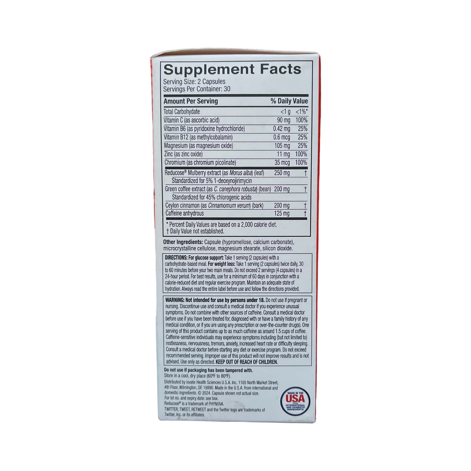 Hydroxycut Pro Clinical Glucose Support – 60 Veggie Capsules, EXP 08/2027