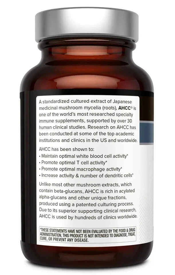 fine Of Life Kinoko Platinum AHCC 750 Mg – 60 Veggie Capsules