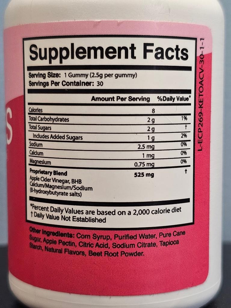 Lot of 3 Lipo Gummies Apple Cider Vinegar Gummies 30 Gummies Each NEW Exp 2/2026