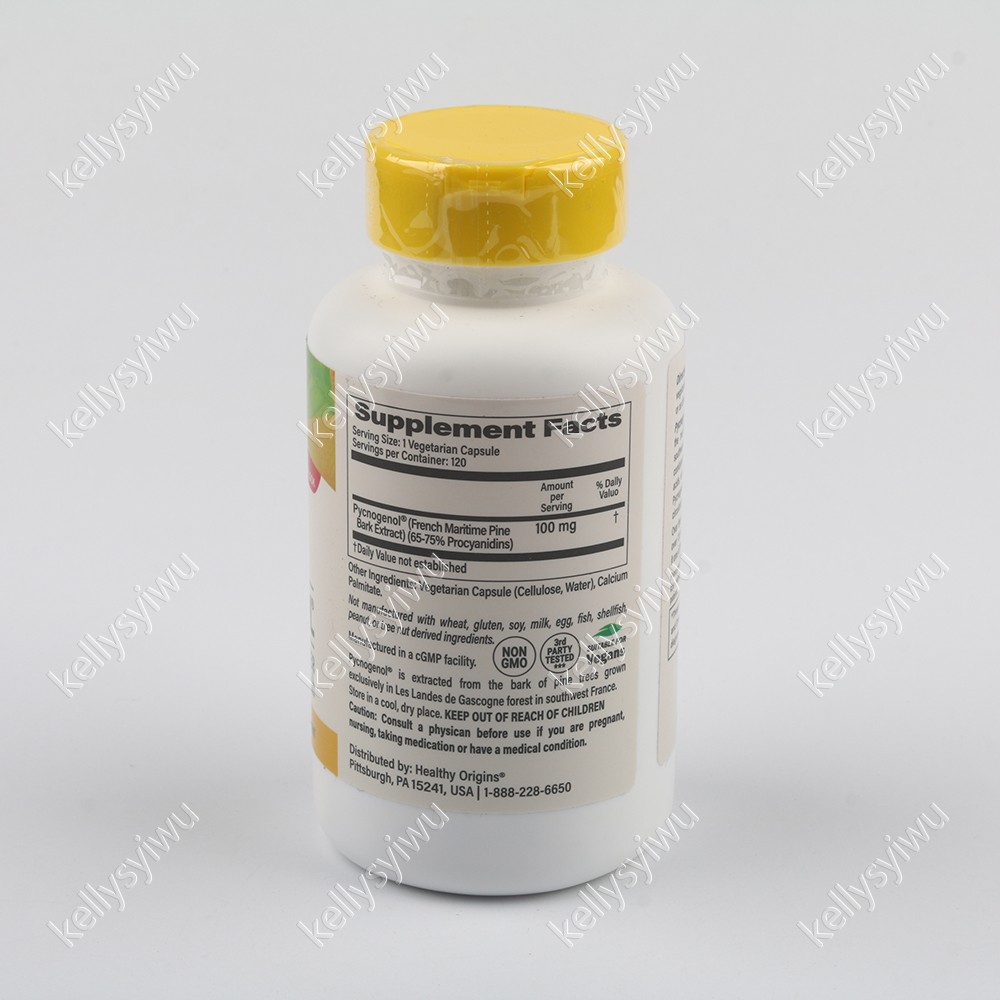 healthful Capsules Pycnogenol 100 mg | 120 Veggie Origins