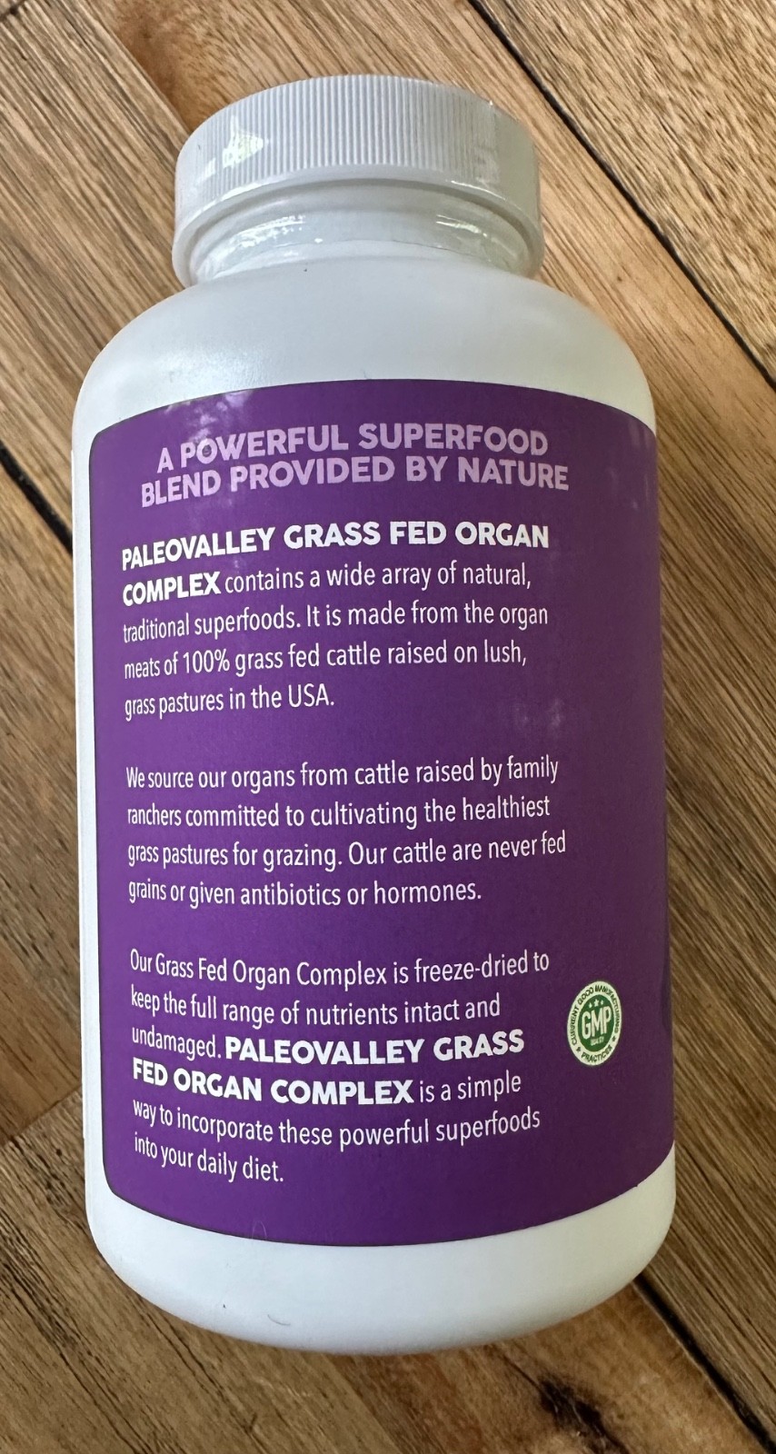Paleo Valley Grass Fed Organ Complex – 180 caps – Exp 1/28 -New! (3 available)