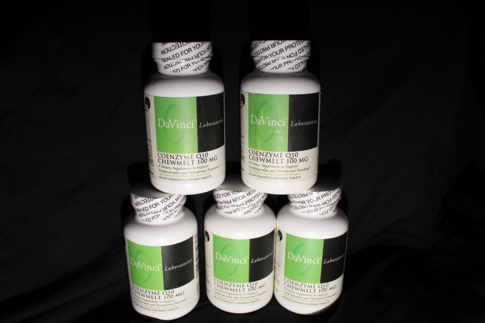 DaVinci Laboratories Coenzyme Q10 100 mg Chewable Tablets Gluten-Free Non-GMO
