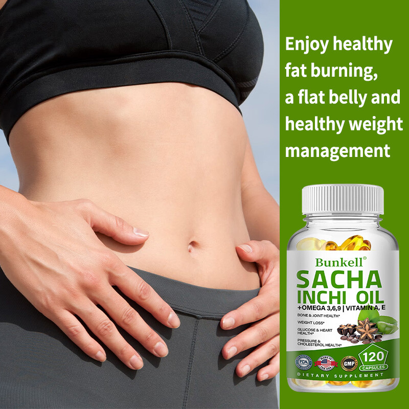 Sacha Inchi Oil Softgels Organic Dietary Supplements Antioxidant 120 Pills US