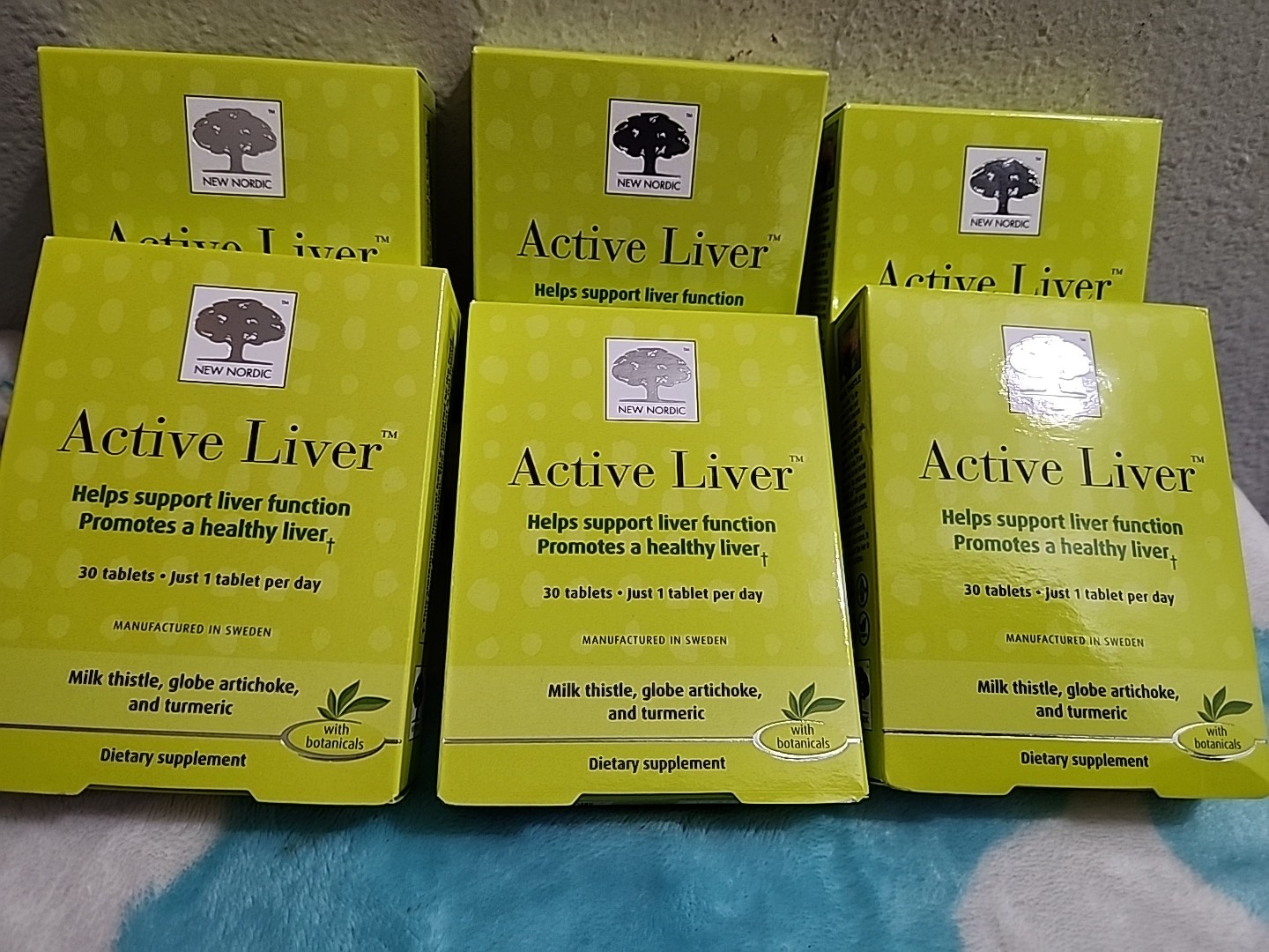 NORDIC Active Liver (6 Boxes of 30 Tablets )Exp 6/ 2027
