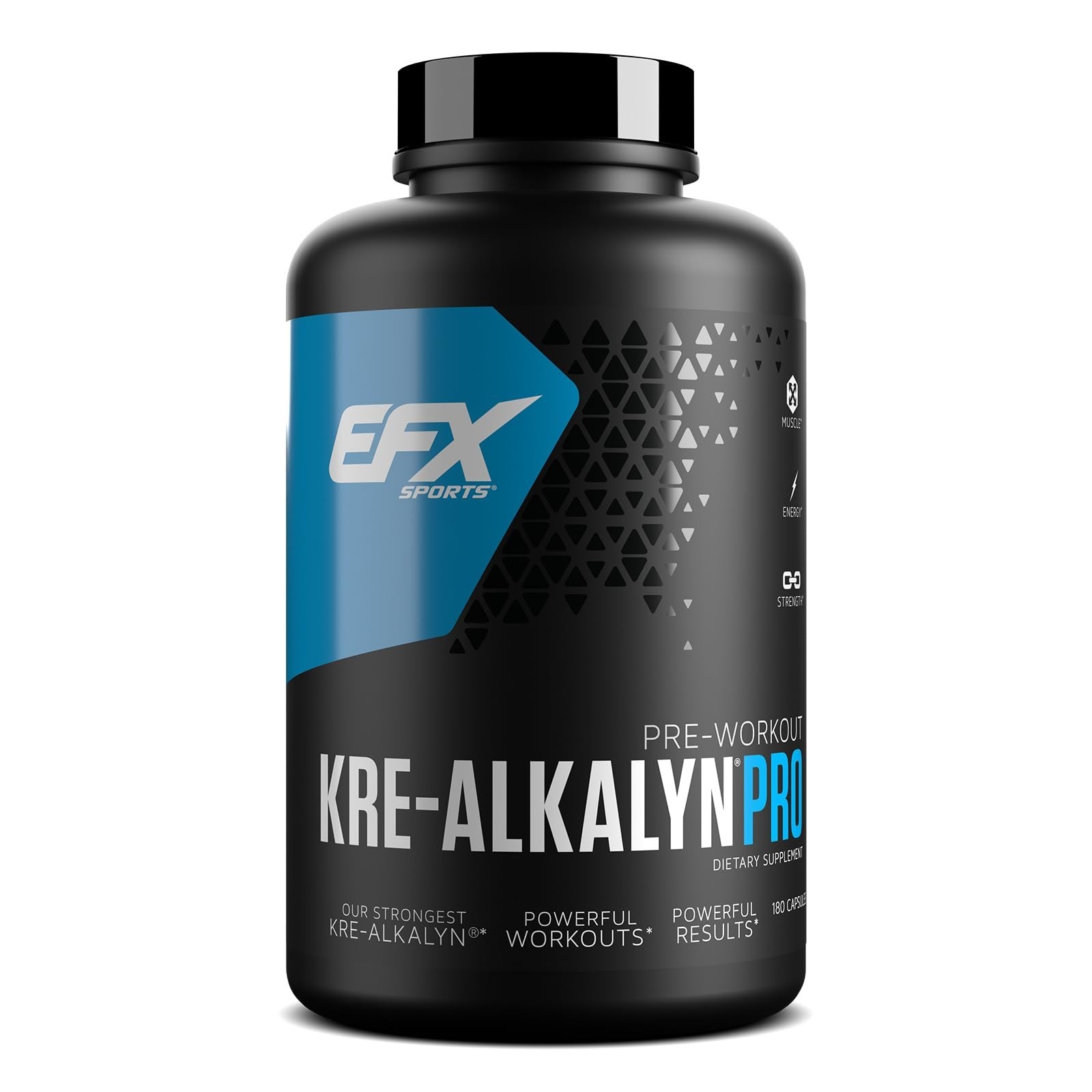 EFX Sports Kre-Alkalyn Pro 180 Count (Pack of 1)