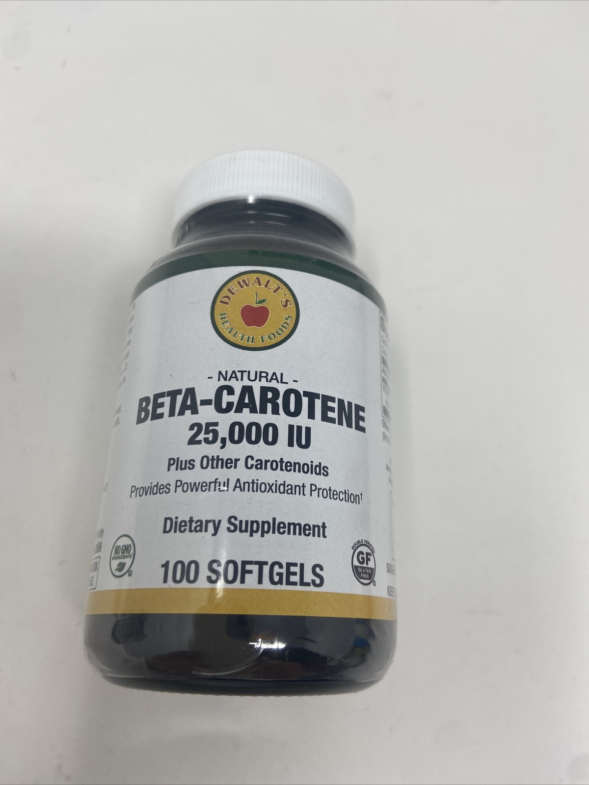 Natural Beta-Carotene 25,000 IU Plus other carotenoids 100 Softgels. New Sealed