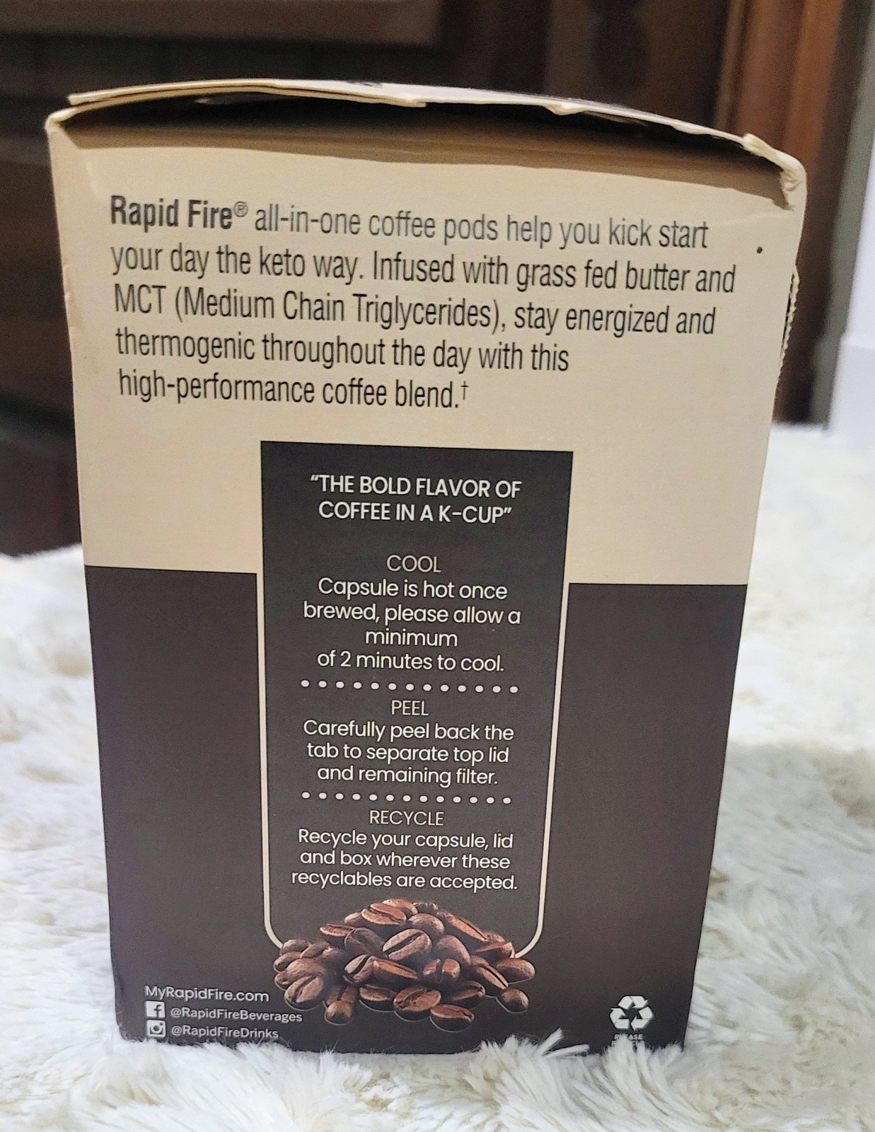 (2)Rapidfire Caramel Macchiato Ketogenic High Performance Keto Coffee Pods ☕📌