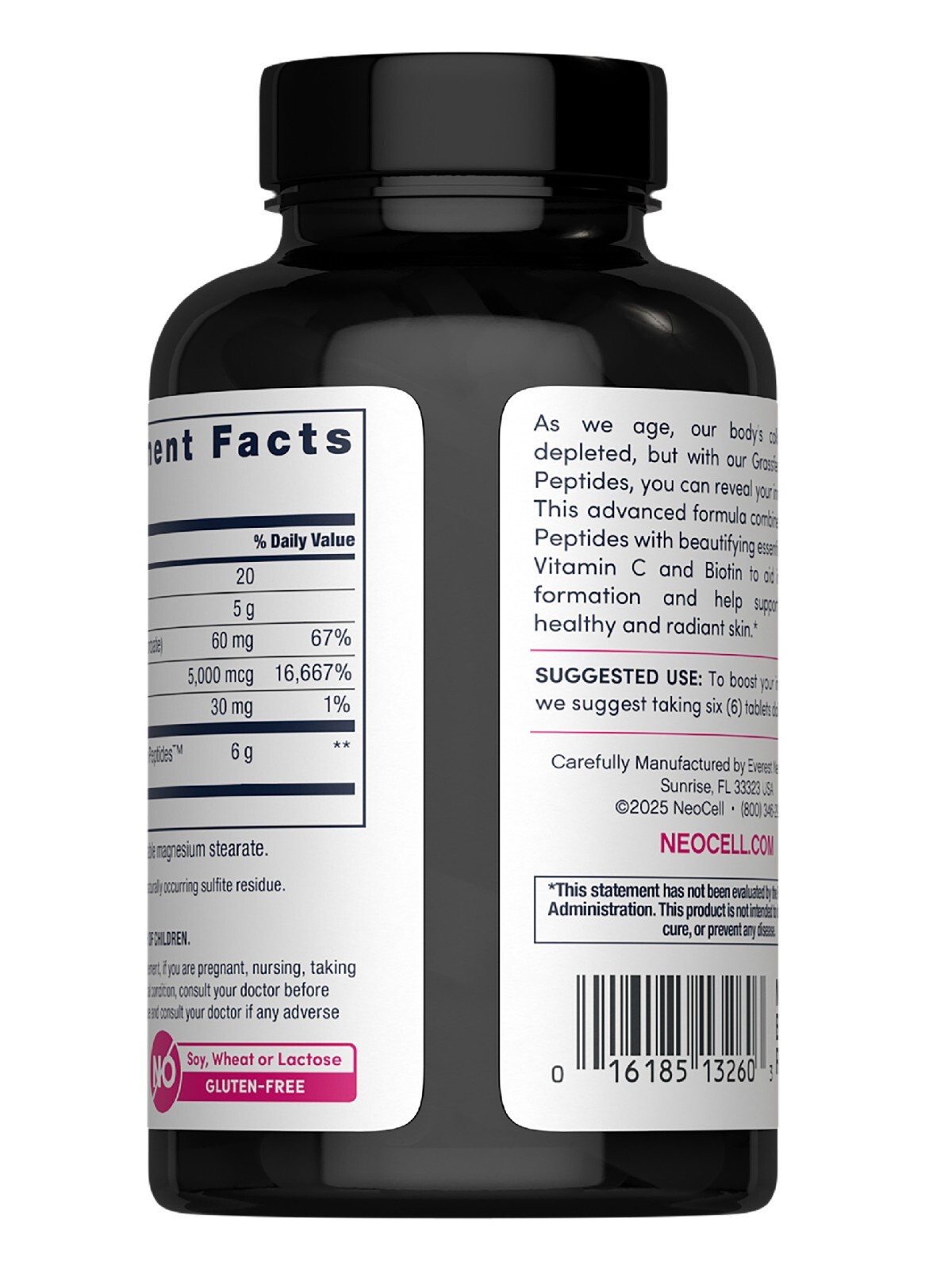 NeoCell Super 3G Collagen Vitamin C & Biotin 180 Tablets