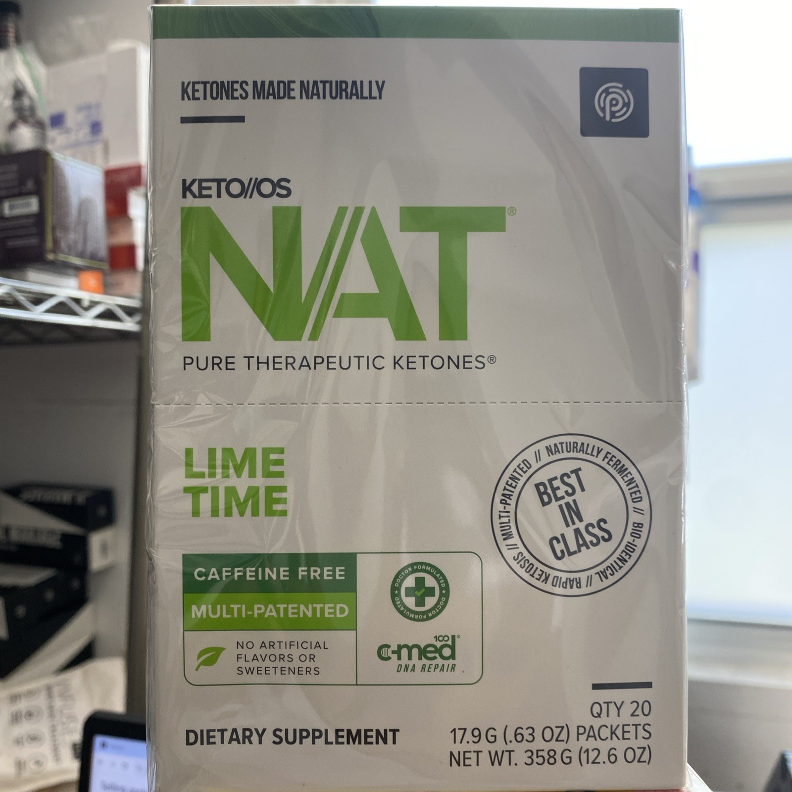 PRUVIT Ketones NAT LIME TIME Caffeine Free/ 20 PK / FREE SHIPPING EXP: 06/2027