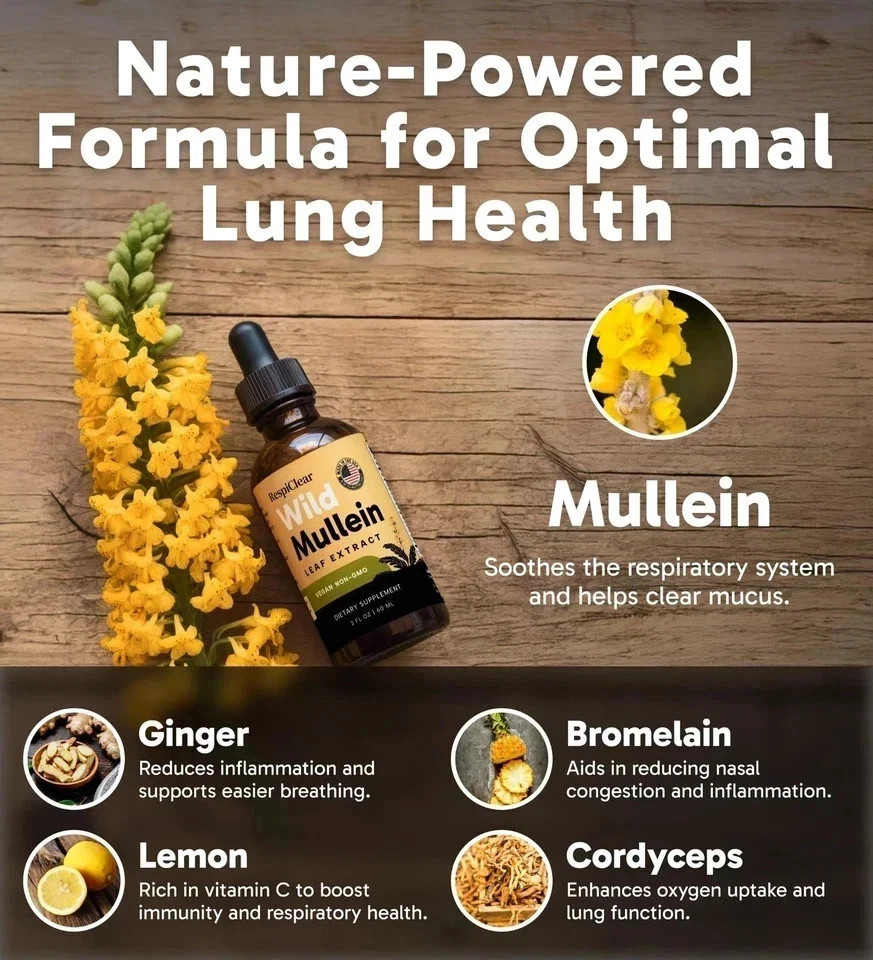 NOT FROM CHINA! MADE IN THE USA!!! RESPICLEAR LUNG CLEANSE 3 SEALED BOTTLES!