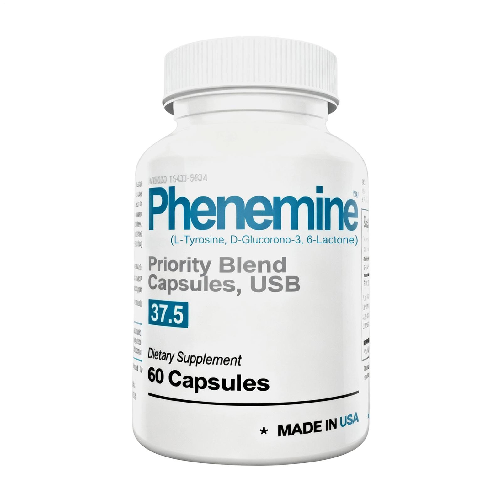 Phen 37.5 Strong Fat Burner Weight Loss Capsules 60 Capsules