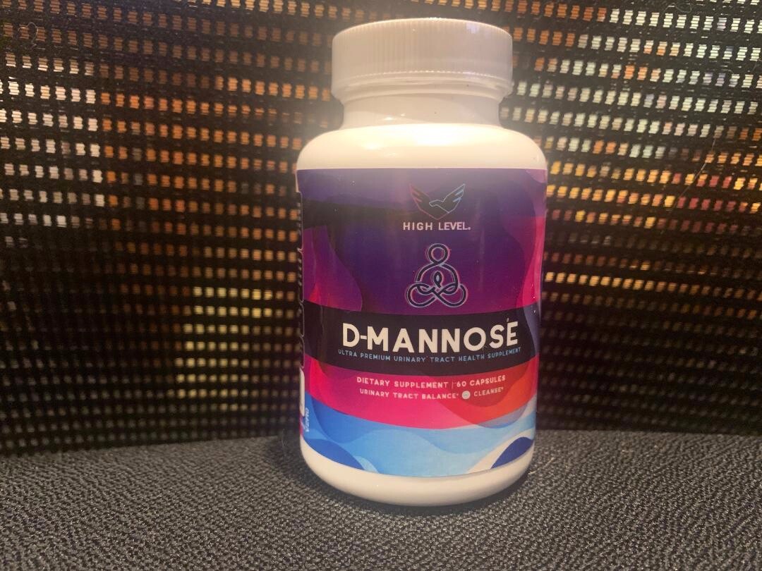 High Level D-Mannose Capsules, 60 Count, EXP 04/2025