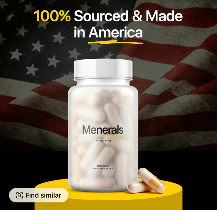 Menerals Mens Multivitamin – Powerful All in One Mineral Supplement for Men – Na