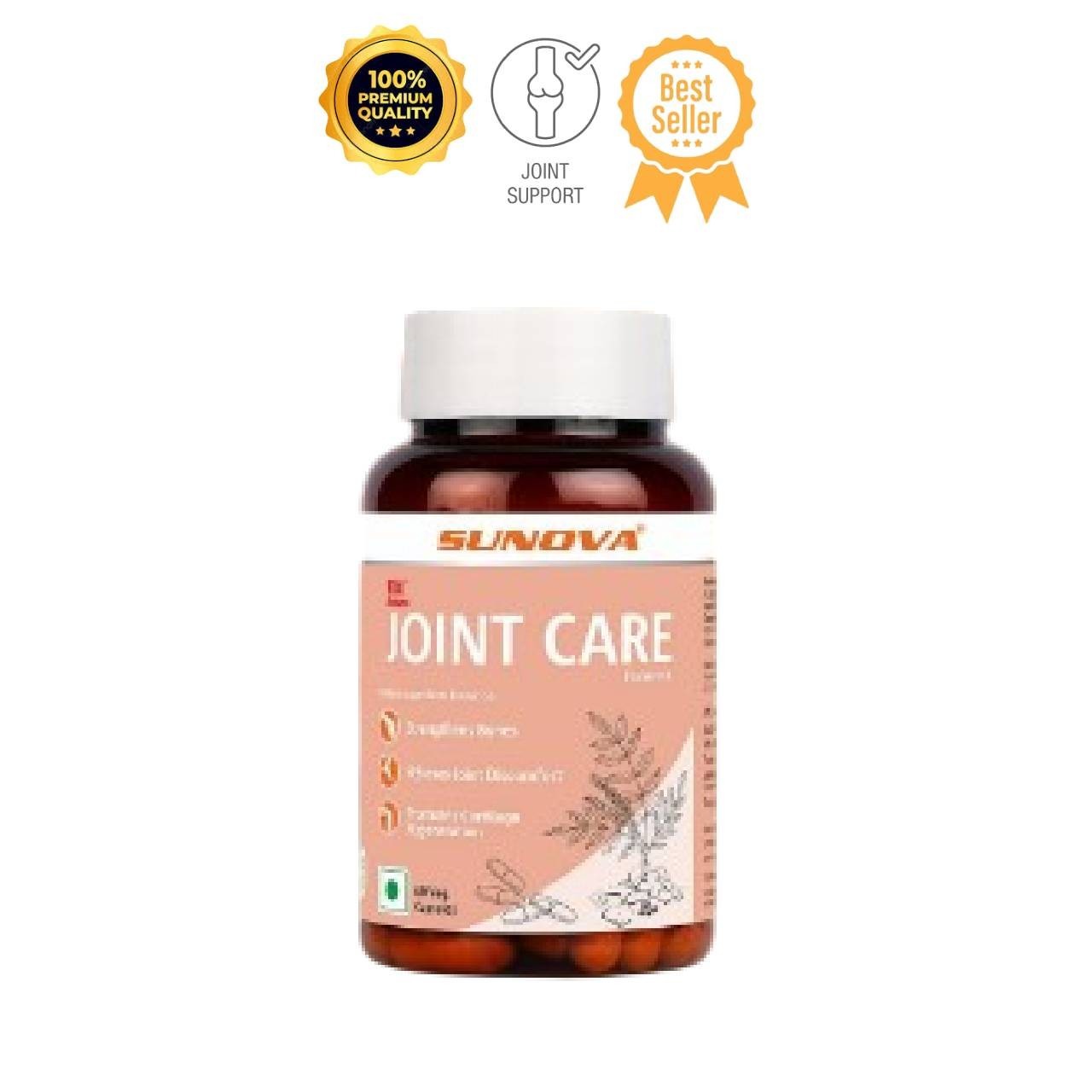 S.UNOVA Joint Care Boswellia AKBA Bone Support 60 Caps