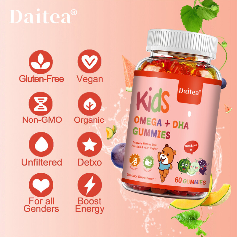 Children’s Omega + DHA Gummies – Enhance Concentration -Improve Memory