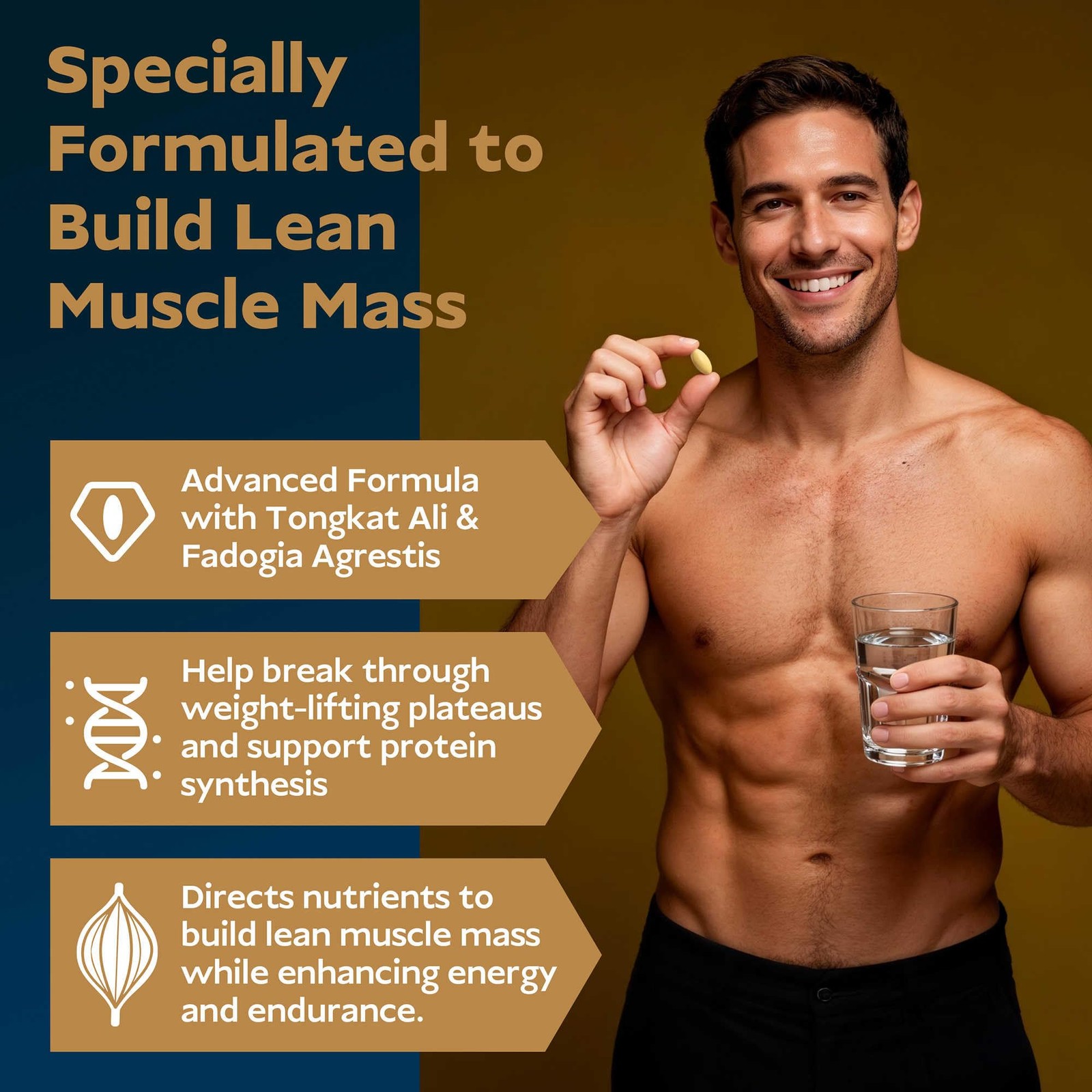 Vita Spark Turkesterone Muscle Leaner – High 60 Count (Pack of 3), White