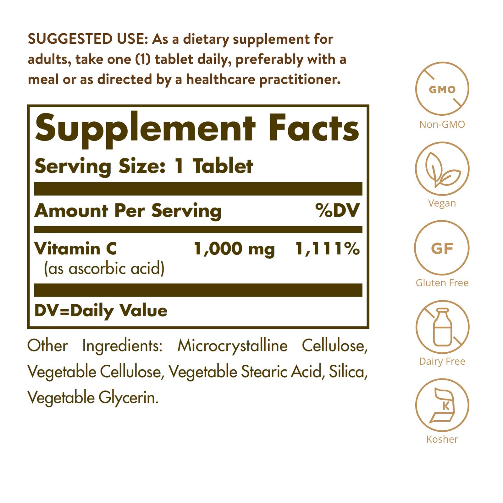 Solgar Vitamin C 1000 mg, 90 Tablets – Antioxidant & 90 Count (Pack of 1)
